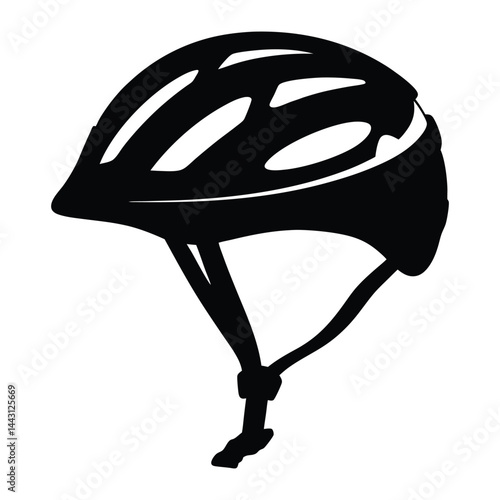 bicycle helmet silhouette.