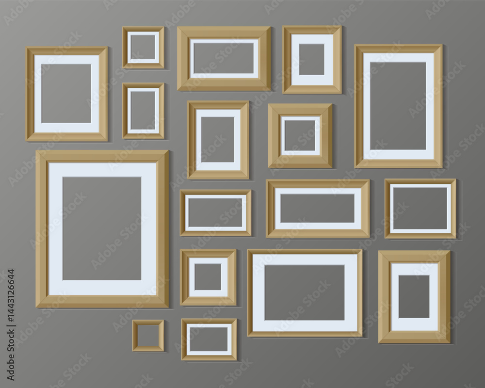 Black photo or picture frame template. Black photo or picture frame template.