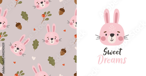 Photography Wild animals pattern, cute wild animals, kids pattern, forest cartoon seamless r