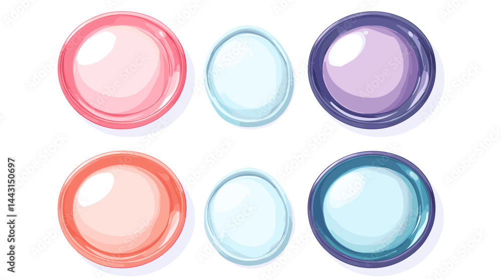 Pastel Circles Colorful Shapes Abstract Background Design Illustration Pastel Circles Colorful Shapes Abstract Background Design Illustration