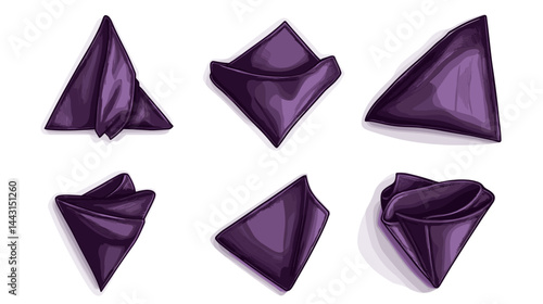 Purple Pocket Square Folds: A Guide to Six Elegant Styles