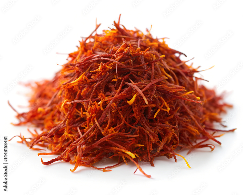 Naklejka premium A pile of red and orange spices