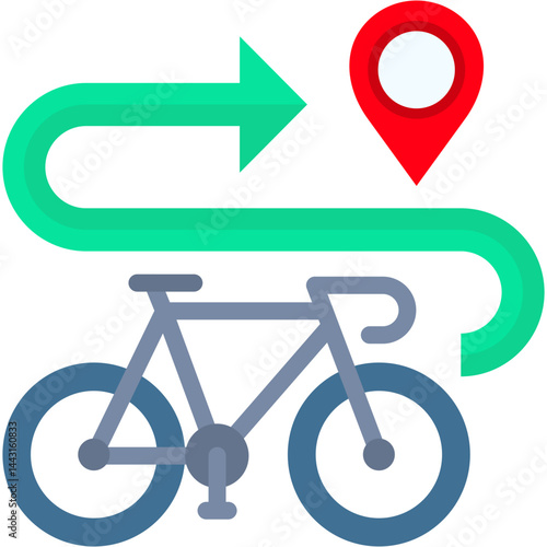 Bike Route icon