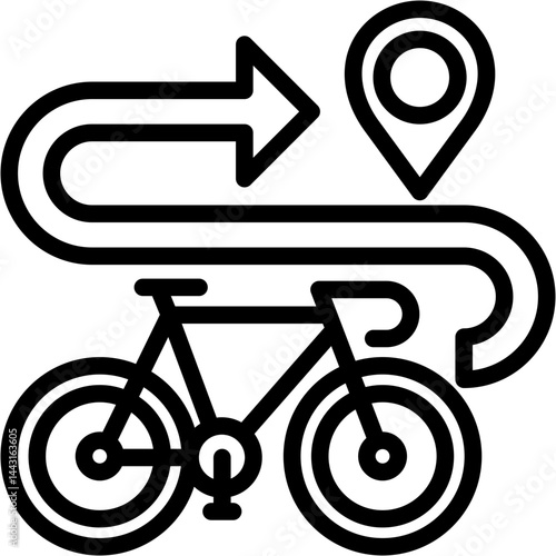 Bike Route icon