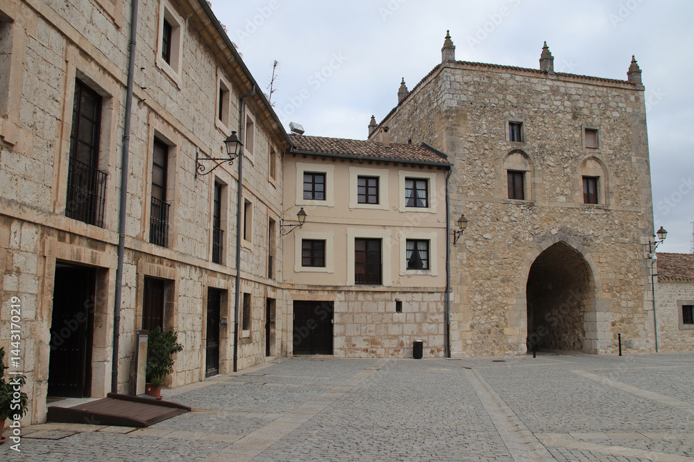 commons in a royal monastery (santa maria de las huelgas) in burgos in spain