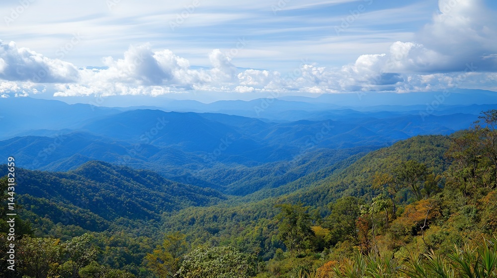Breathtaking mountain landscape national park photography lush greenery aerial view nature's majesty Breathtaking mountain landscape national park photography lush greenery aerial view nature's majesty