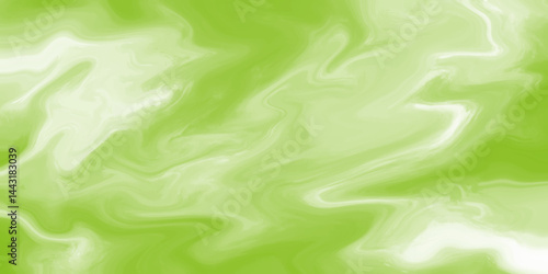 Light Green Water Color Texture Background. Abstract watercolor clouds pattern in green tones. Spring background with place for text.	