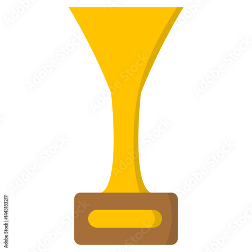 Flat Trophy Illustration