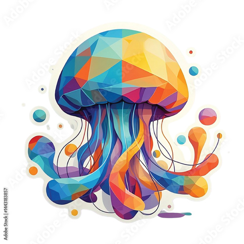 abstract jelly fish background