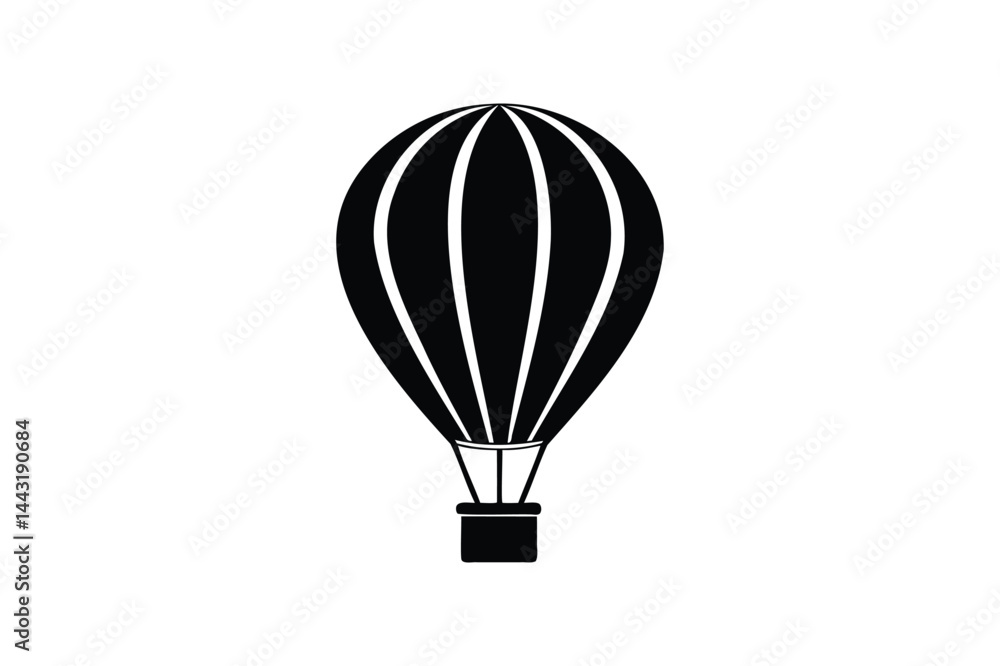 Fototapeta premium hot air balloon vector illustration