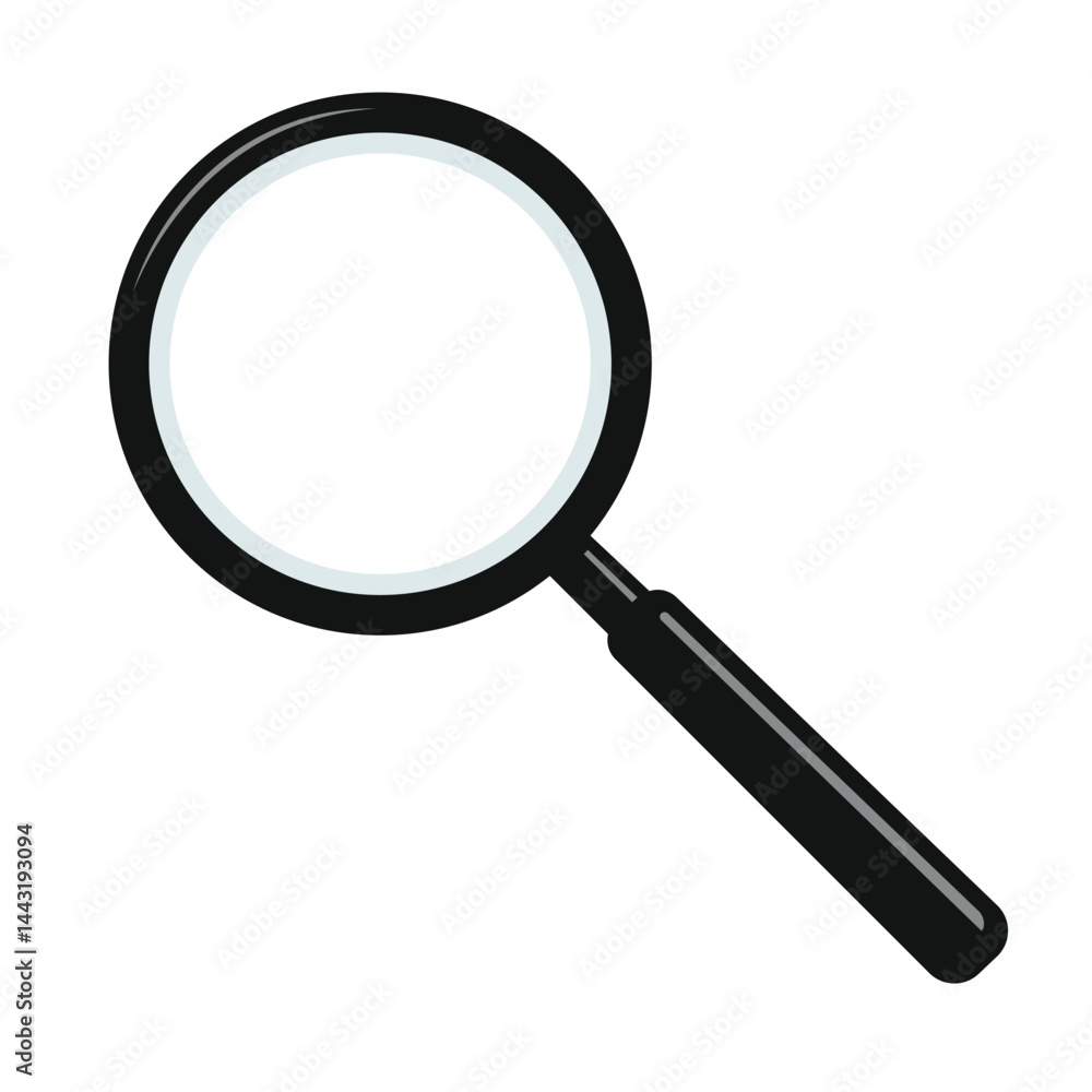 Magnifying glass vector icon, Search and zoom tool illustration, Downloadable graphic for investigation and analysis Magnifying glass vector icon, Search and zoom tool illustration, Downloadable graphic for investigation and analysis