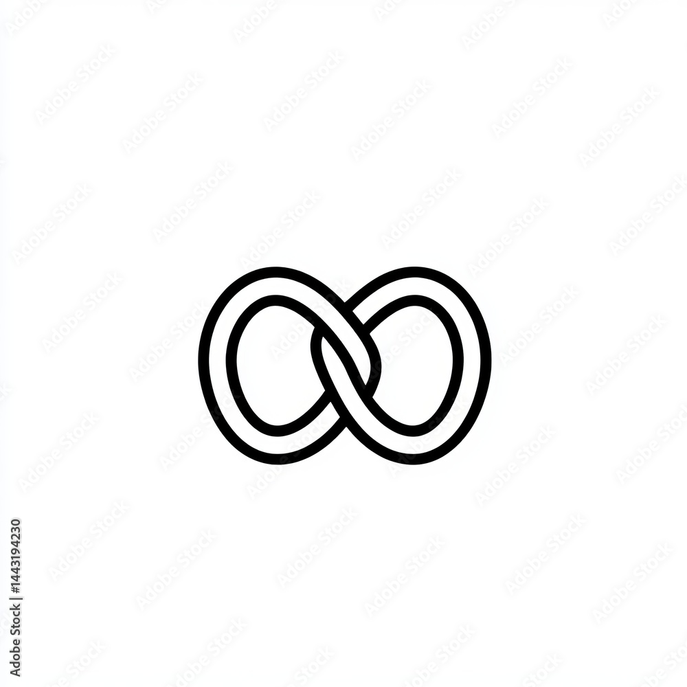 Elegant Infinity Symbol - A Timeless Representation of Endless Possibilities Elegant Infinity Symbol - A Timeless Representation of Endless Possibilities