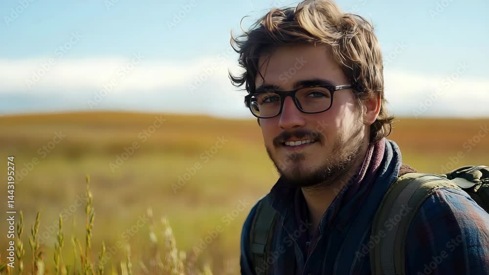 Man in a Field of Dreams Man in a Field of Dreams