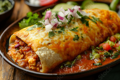 Wallpaper Mural Generative AI close up of traditional Mexican food meal dish yummy mockup presentation Torontodigital.ca