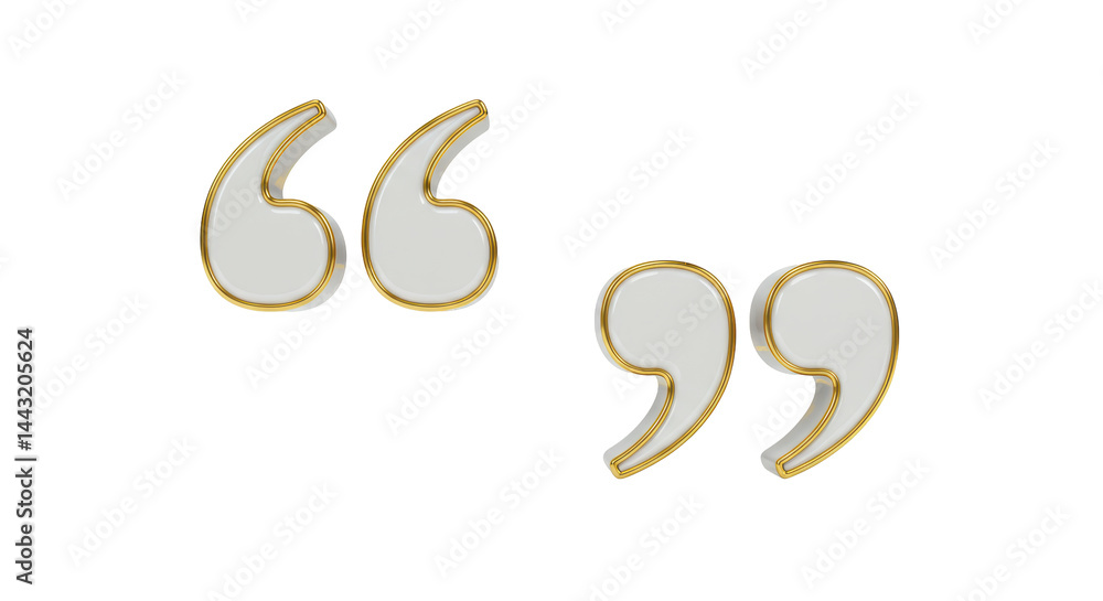 Isolated Quotation Marks Pair Signifying Dialogue Isolated Quotation Marks Pair Signifying Dialogue