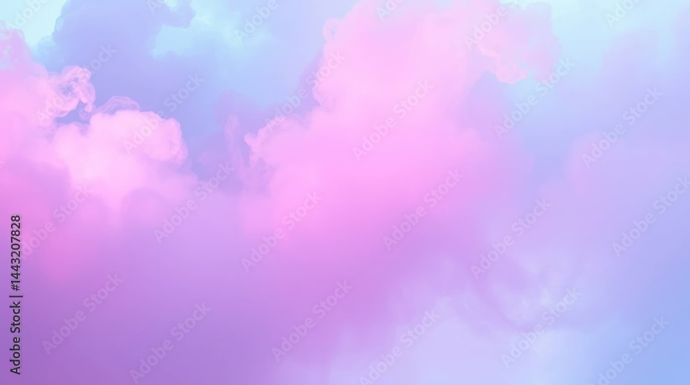 Fototapeta premium Pink and Purple Dreamy Cloudscape