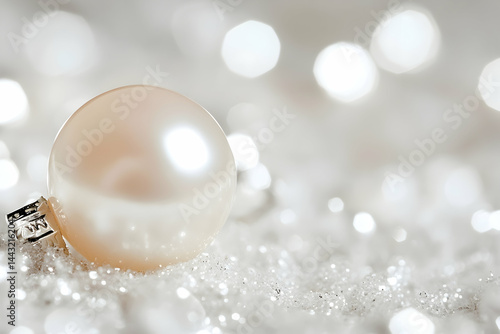 silver christmas ball