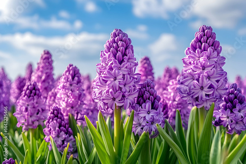 lavender field and blue sky