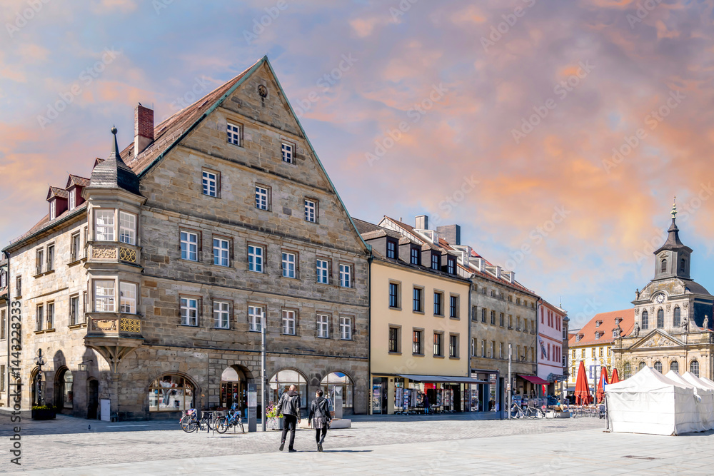 Obraz premium Altstadt, Bayreuth, Deutschland 