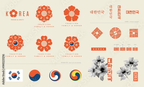 KOREAN Themes Vector Art