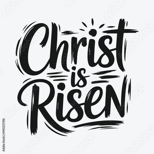 christ is risen shirt svg, bible Verse Clipart, Faith Amen Shirt design, He is Risen Brushstroke svg.
