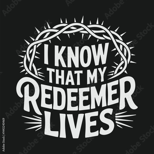 I know that my redeemer lives, He is Risen Svg, Christian Receipt Easter Spring Cricut.

