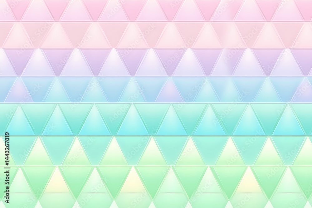 Pastel triangle pattern background