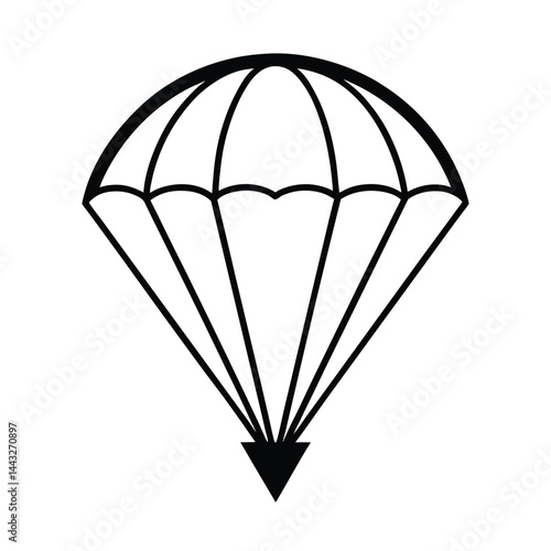parachute with a parachute