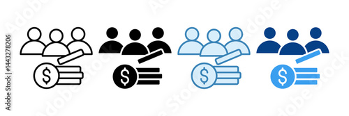 Generational Wealth Icon Set Multiple Style Collection