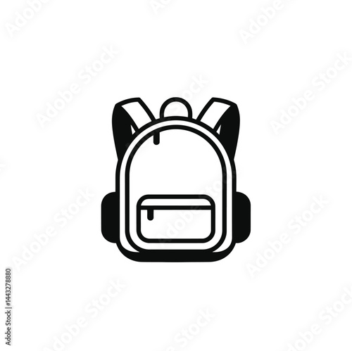 Backpack Icon: School, Travel, Adventure Symbol