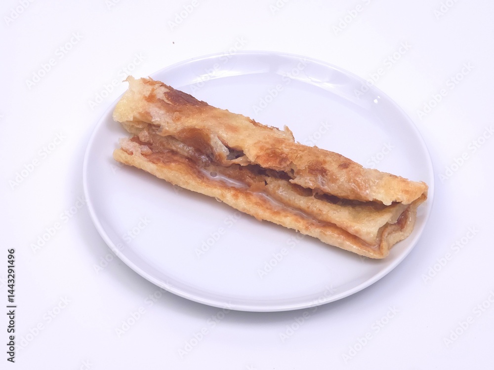 Roti chapati phulka isolated on white background Roti chapati phulka isolated on white background