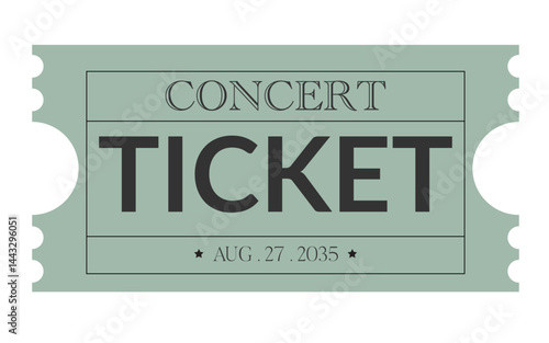 Ticket, Admit one ticket, Vintage Ticket