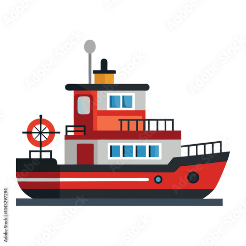 Ferry icon isolated on white background