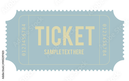 Ticket, Admit one ticket, Vintage Ticket	