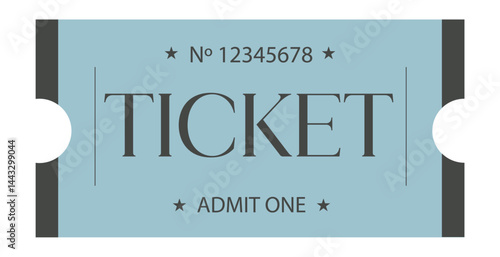 Ticket, Admit one ticket, Vintage Ticket