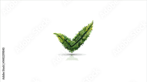 Eco-checkmark icon    -  