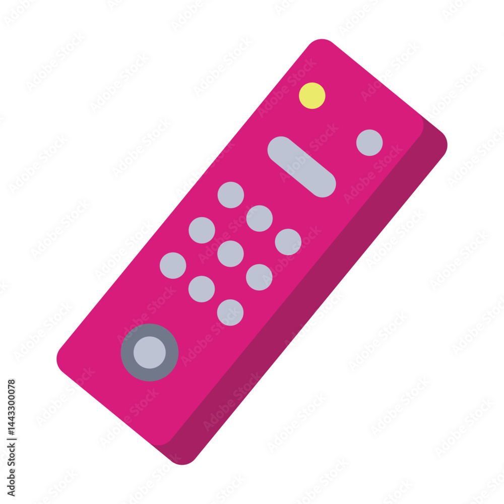 Remote vector icon. Flat style remote control device symbol illustration icon on white background. Simple TV remote silhouette sign symbol web logo design. Vector television control illustration. Remote vector icon. Flat style remote control device symbol illustration icon on white background. Simple TV remote silhouette sign symbol web logo design. Vector television control illustration.