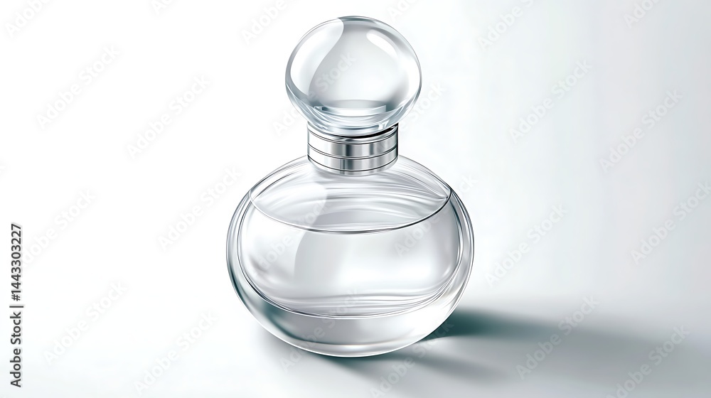 Clear glass perfume bottle Clear glass perfume bottle