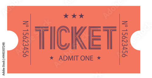 Vintage Ticket, Coupon sale, Ticket sale, Set tiket, Vintage Ticket