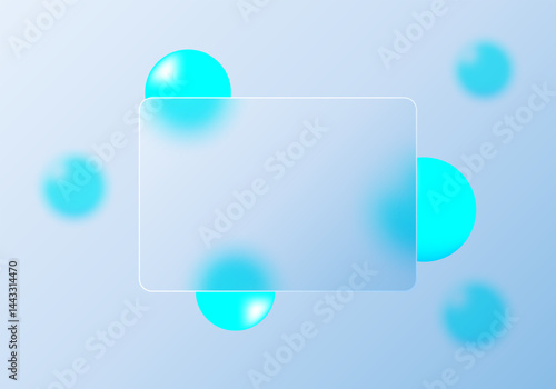 
A modern design style featuring blurred backgrounds, translucent layers, and soft colors, creating a glass-like effect.
