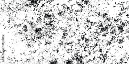 Abstract dusty grunge concrete wall rough and dirty texture background black and white.