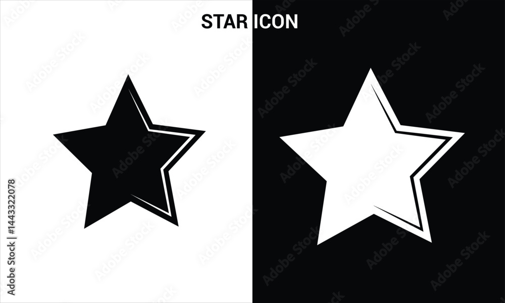 Obraz premium successful victory star logo design