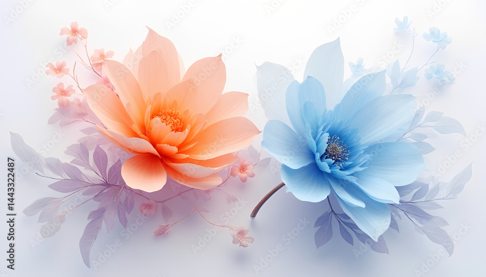 Fototapeta premium bouquet of flowers