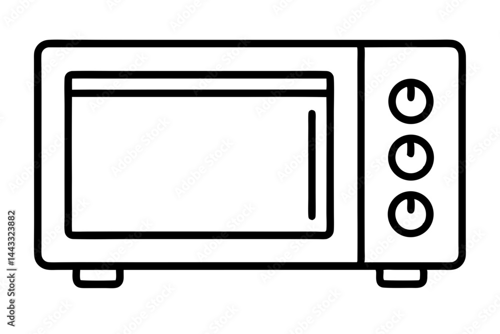 Microwave Outline Icon – Quick Meal Heating Symbol in Vector Style
Microwave Outline Icon – Quick Meal Heating Symbol in Vector Style