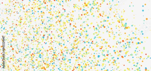 Bright, cheerful confetti pattern. Perfect for celebrations, parties, and festive designs.