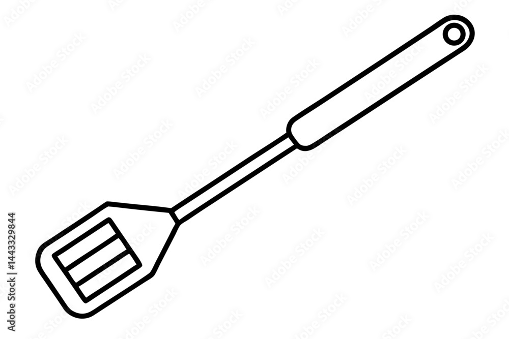 Spatula Icon – Minimalist Line Art Vector for Kitchen Utensils
Spatula Icon – Minimalist Line Art Vector for Kitchen Utensils