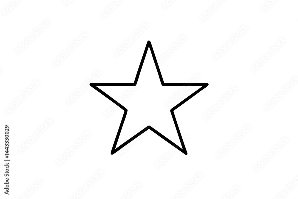 Star Icon – Minimalist Line Art Vector for Favorite and Rating Themes
Star Icon – Minimalist Line Art Vector for Favorite and Rating Themes