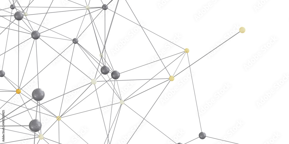 Stock photo of an abstract network. Great for technology, connection, and communication concepts.