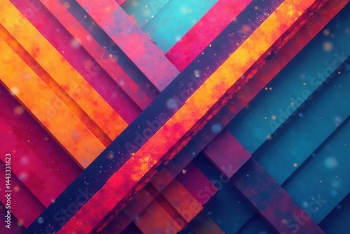 Wallpaper Mural Intersecting lines form complex geometric shapes, creating an abstract background , pattern, illustration, linear Torontodigital.ca