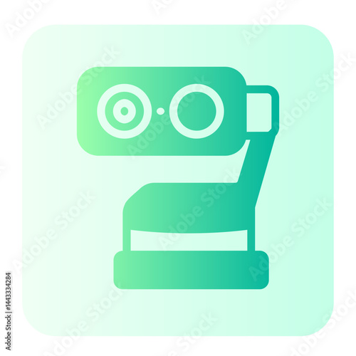web camera gradient icon